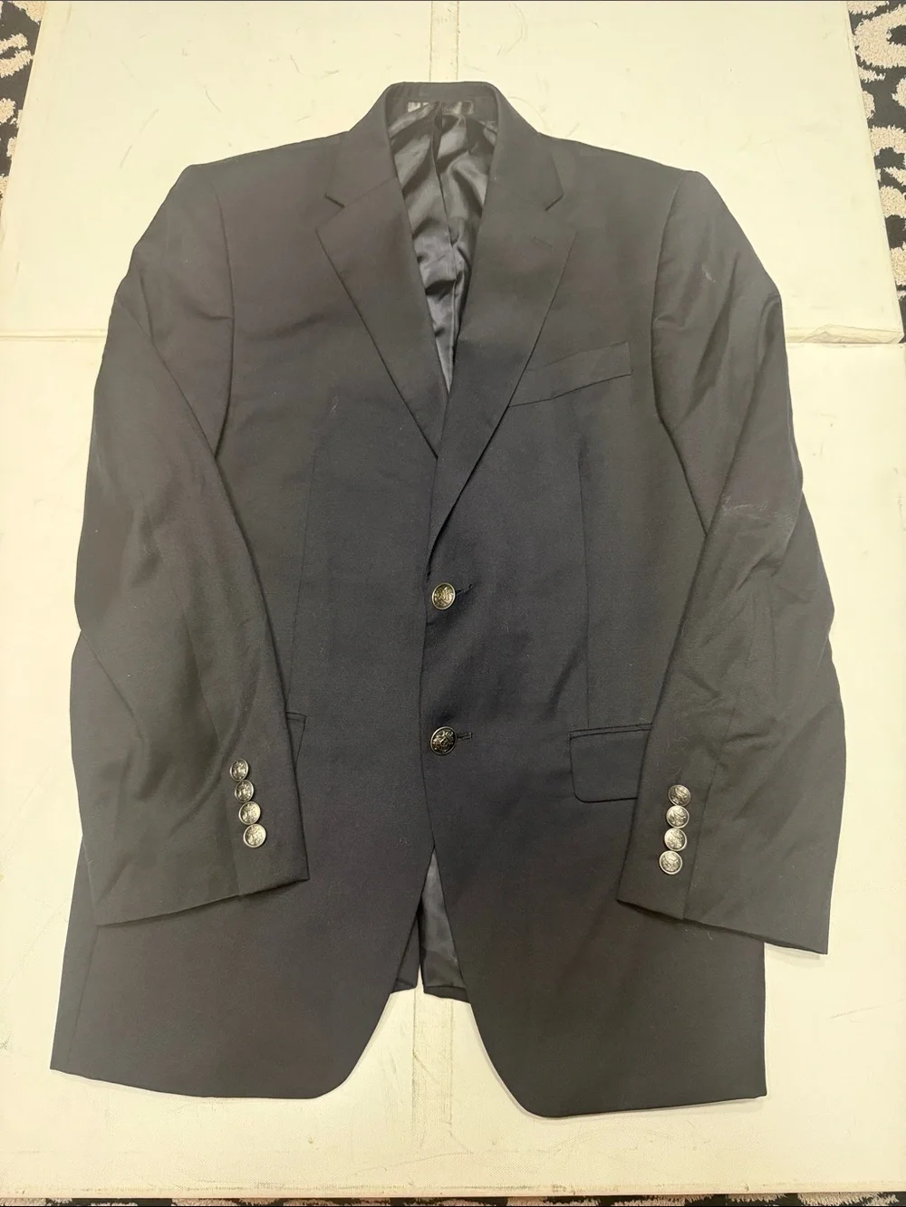 Michael Kors Men's Black Two-Button Sport Coat Blazer